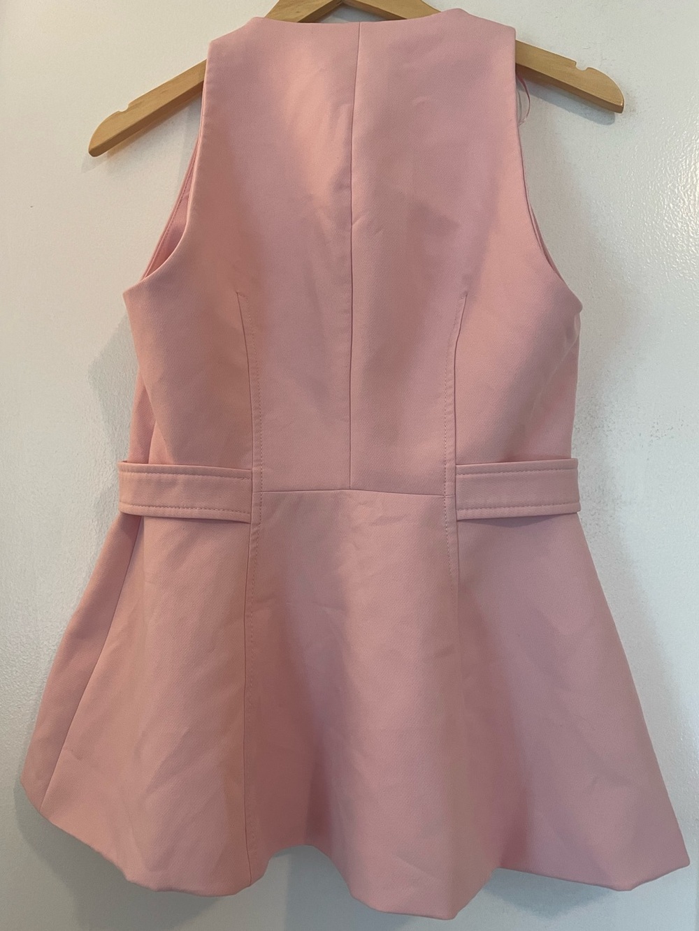 Zara Peplum Waistcoat Vest - Picture 4 of 7